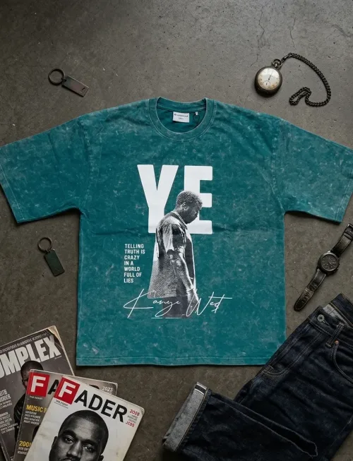 YE Vintage Acid Wash Tee