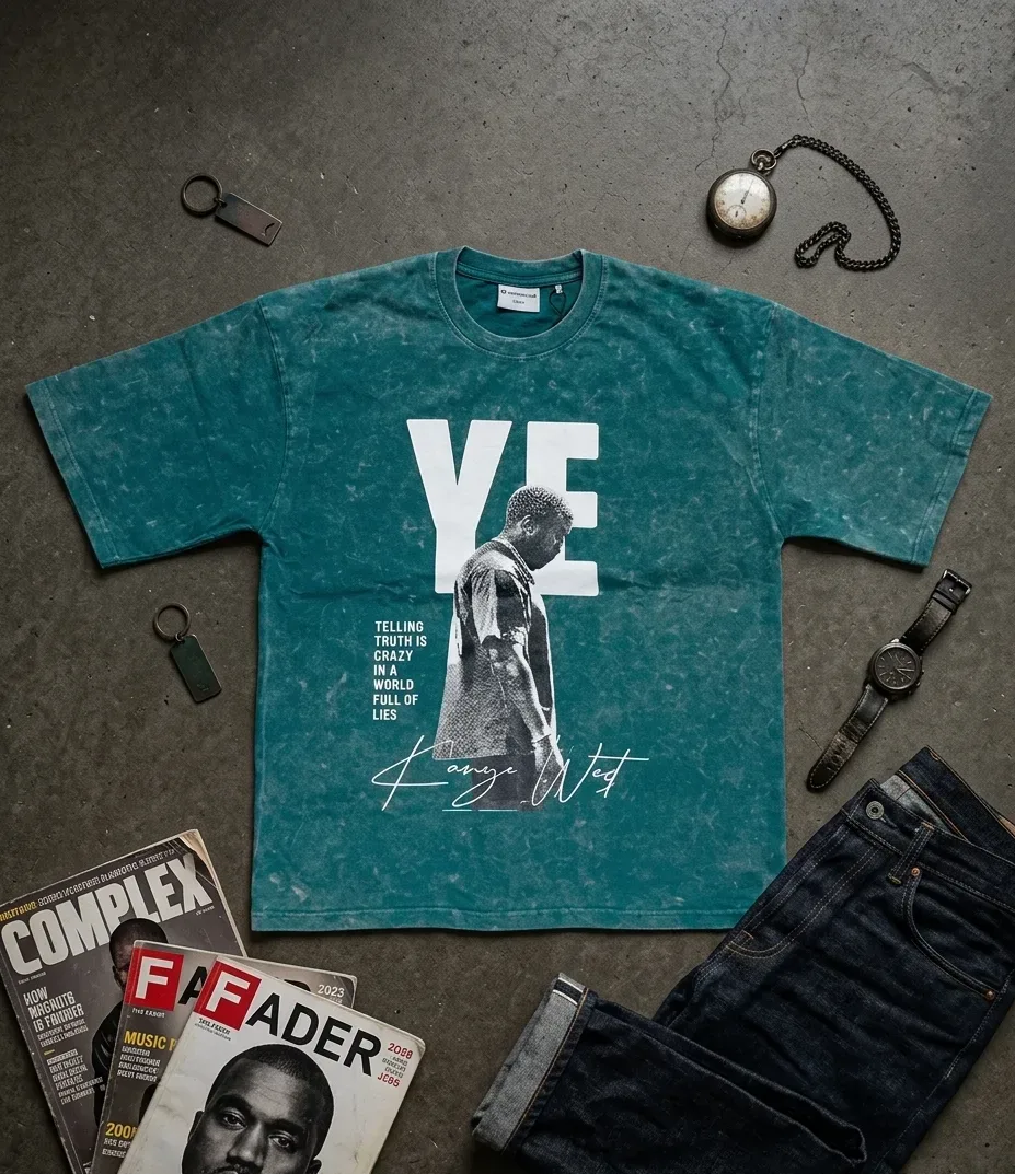 YE Vintage Acid Wash Tee